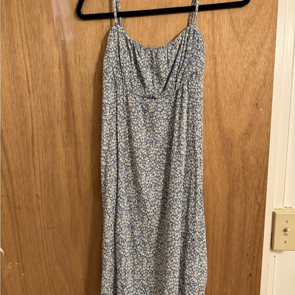 Floral Blue Dress
